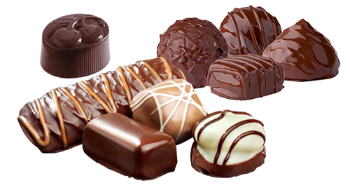 Chocolats enrobés et moulés