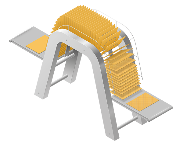 Ligne gaufre / Refroidissement